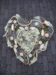 hart met natuurlijke materialen