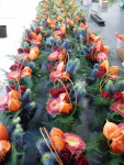 tafelstukjes in herfsttinten