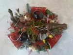 Kerststuk "Houtstronk"