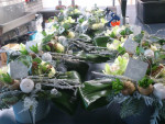 Kerststuk wit