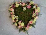 rouwhart roze-wit 