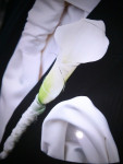 corsage Calla wit