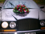 autoversiering Roos rood-lila-roze